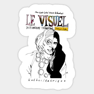 Le Visuel Sticker